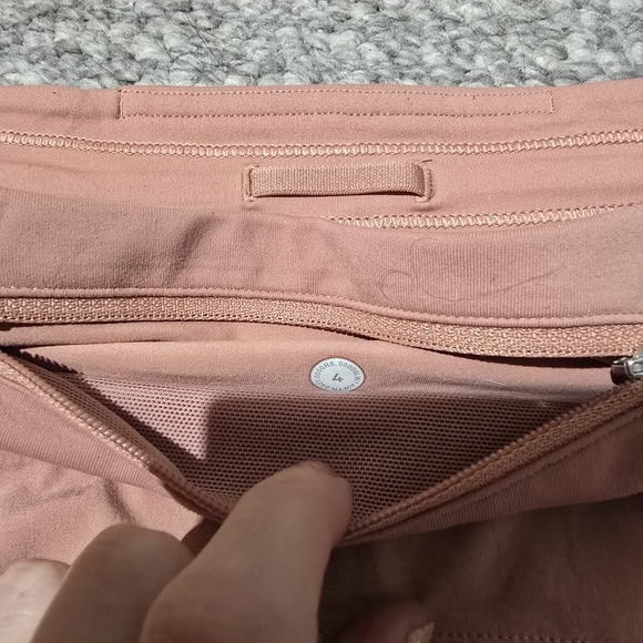 Women's Peach Athletic Shorts - Picture 4 of 4